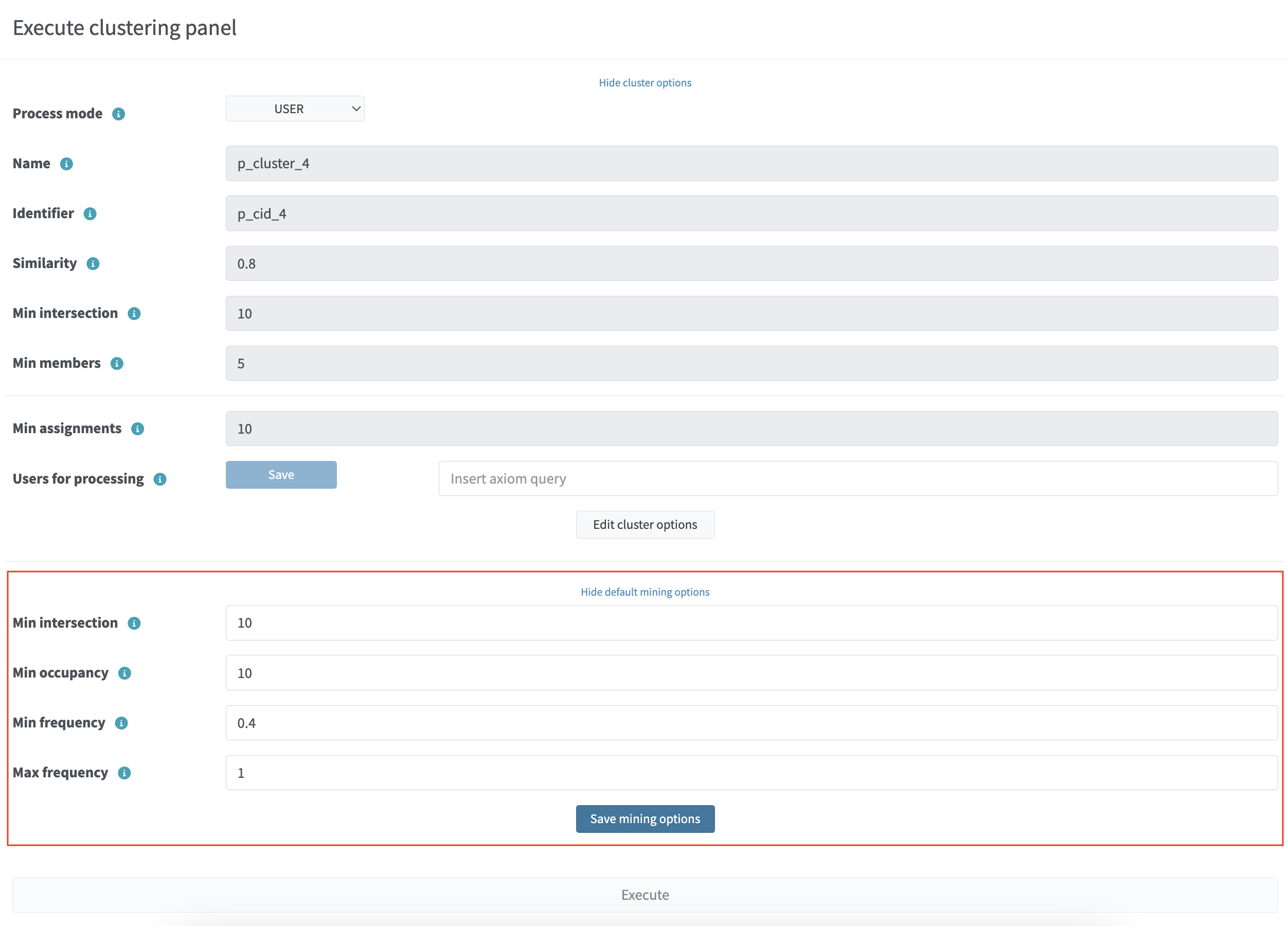 Role mining location
