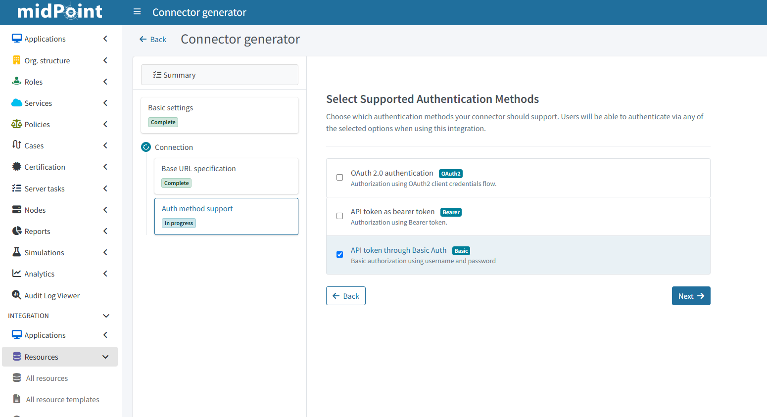 i con gen auth method