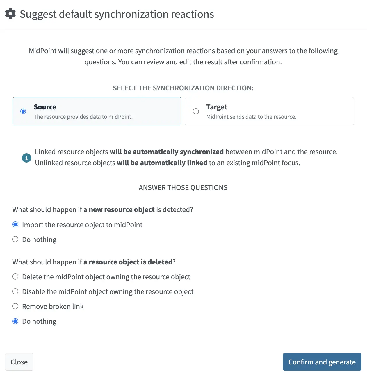 synchronization source