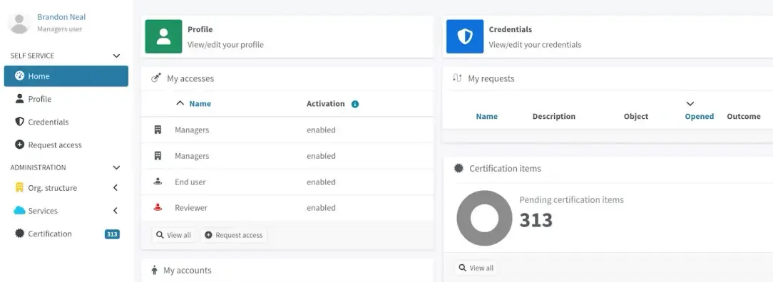 campaign notifications user dashboard