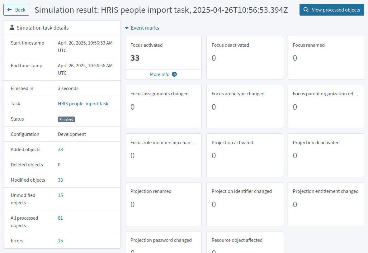 gui task simulation results overview